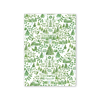 Winter Toile Tree Invitation
