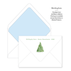 Winter Toile Tree Invitation