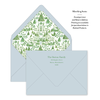 Winter Toile Tree Invitation