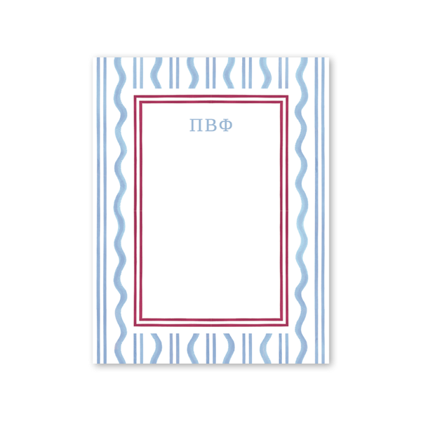 Pi Beta Phi Toast of the West Coast Greek Notepad