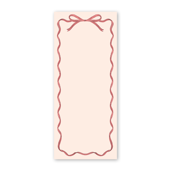 Ribbons Skinny Notepad