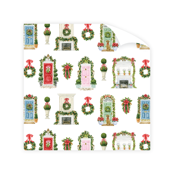 Hearth and Home Wrapping Paper Sheet