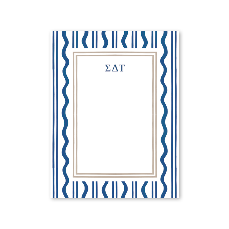 Sigma Delta Tau Toast of the West Coast Greek Notepad