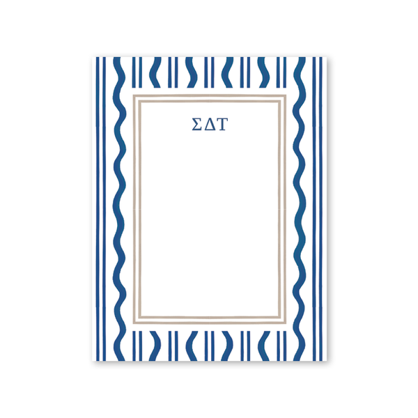 Sigma Delta Tau Toast of the West Coast Greek Notepad