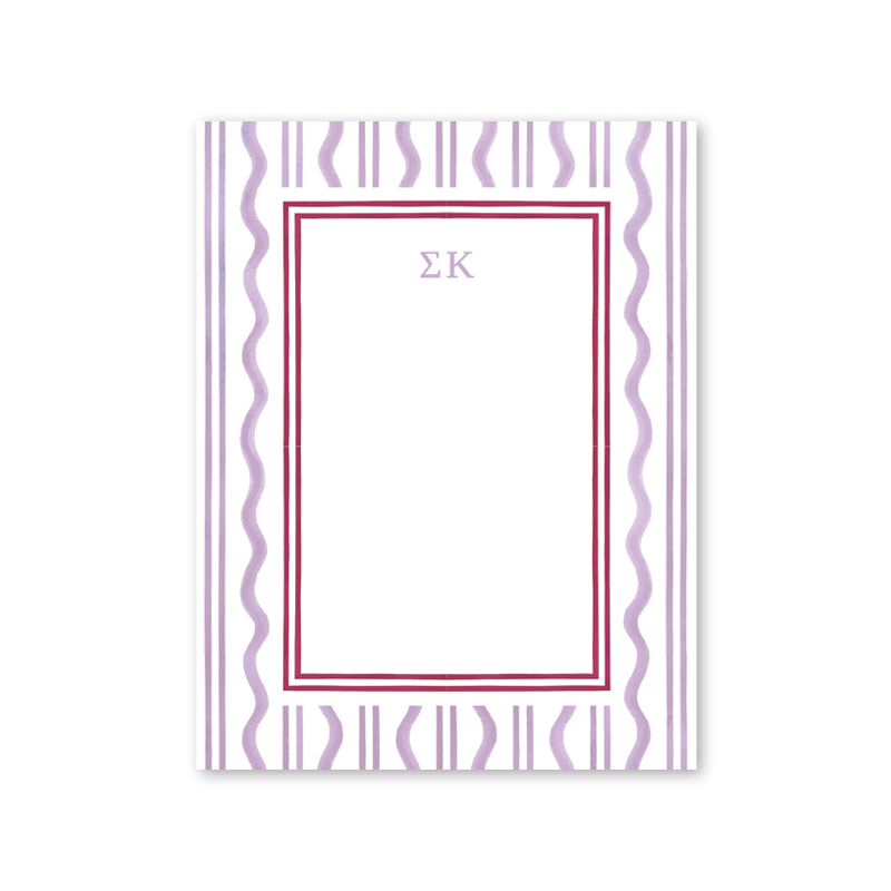 Sigma Kappa Toast of the West Coast Greek Notepad