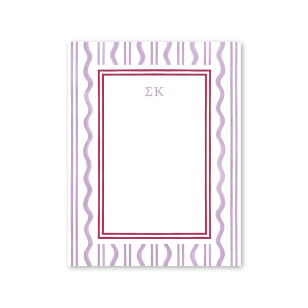Sigma Kappa Toast of the West Coast Greek Notepad