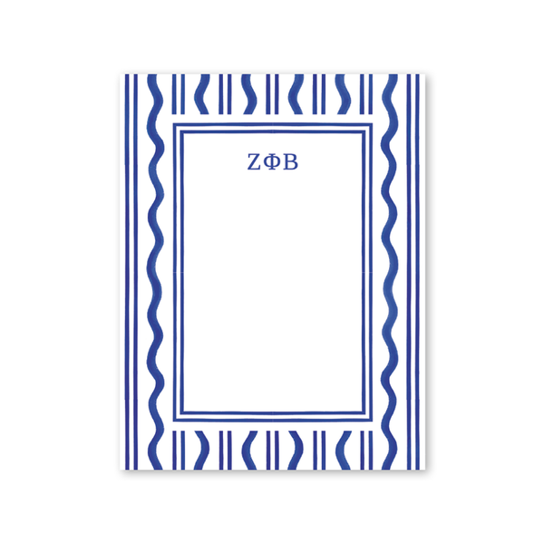 Zeta Phi Beta Toast of the West Coast Greek Notepad
