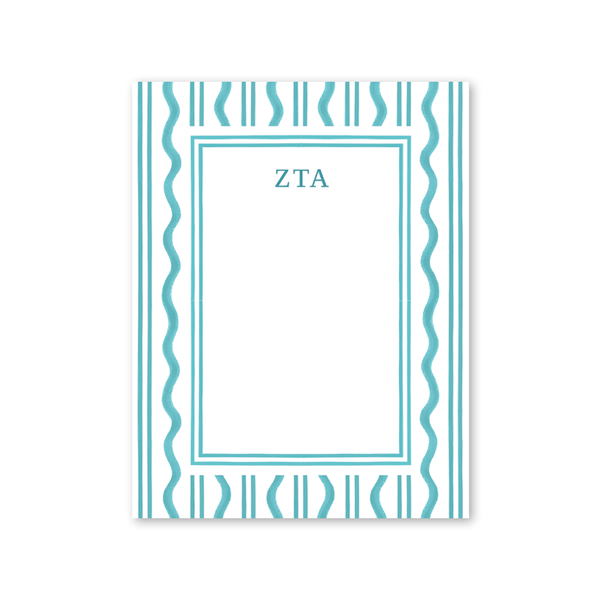 Zeta Tau Alpha Toast of the West Coast Greek Notepad