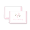 Rattle and Bow Pink Place Cards