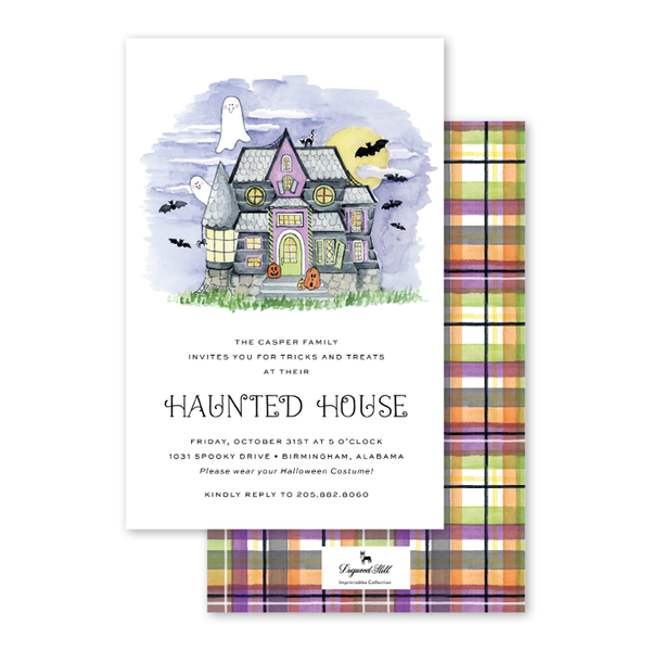 October Spooks Imprintable Invitation