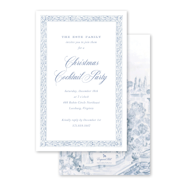 Grisaille Imprintable Invitation