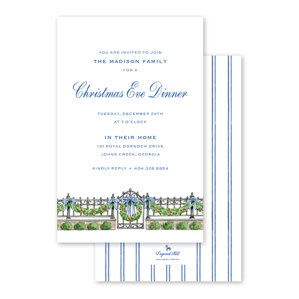 Royal Ribbon Imprintable Invitation
