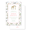 Zoo in the City Giraffe Imprintable Invitation
