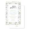 Zoo in the City Elephant Imprintable Invitation