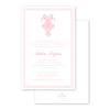 Neoclassic Pink Imprintable Invitation