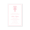 Neoclassic Pink Imprintable Invitation