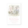 Rose Bunnies Imprintable Invitation