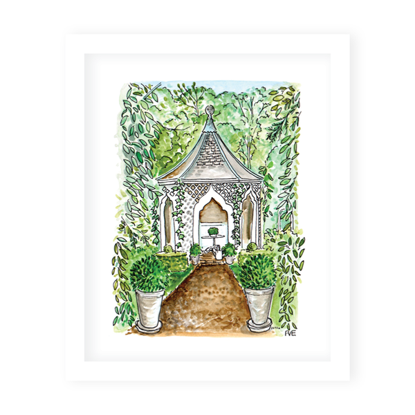 Emerald Garden Art Print