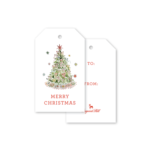 Paper Chain Tree Gift Tags