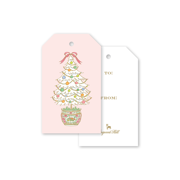Famille Rose Medallion Tree Gift Tags
