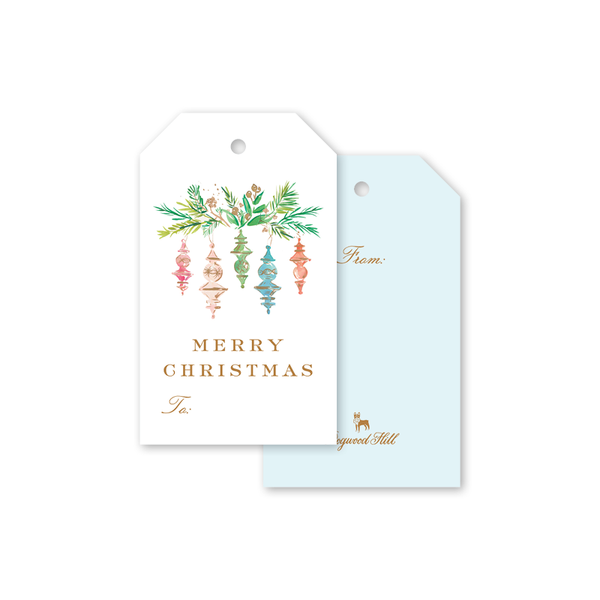 Finial Ornaments Gift Tags