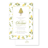 Christmas Lemon Imprintable Invitation