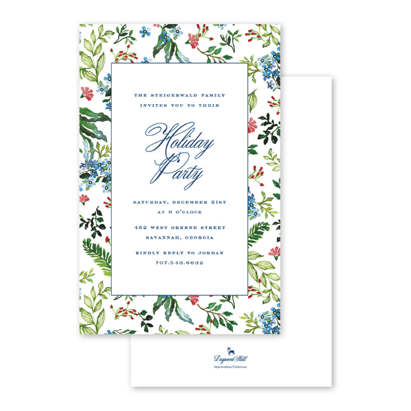 Jardin Majorelle Border Imprintable Invitation