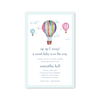 Hot Air Balloon Imprintable Invitation