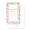 Christmas Candy Canes Imprintable Invitation