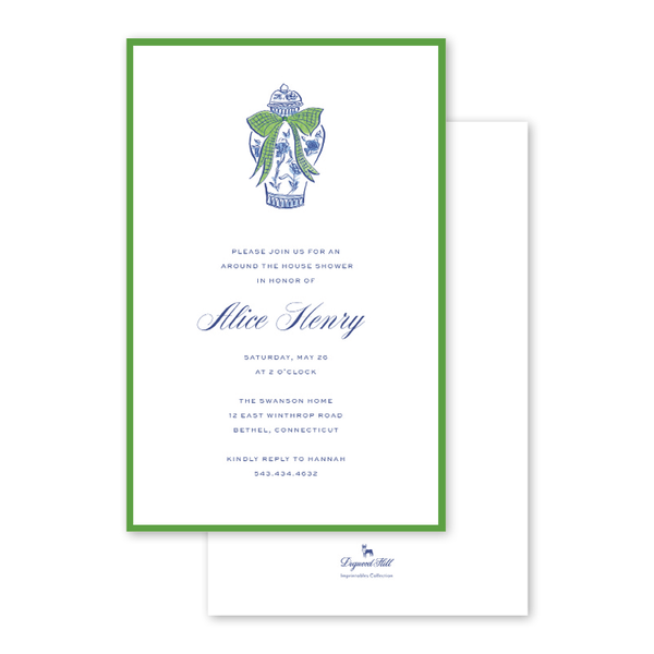 Ginger Jar Imprintable Invitation