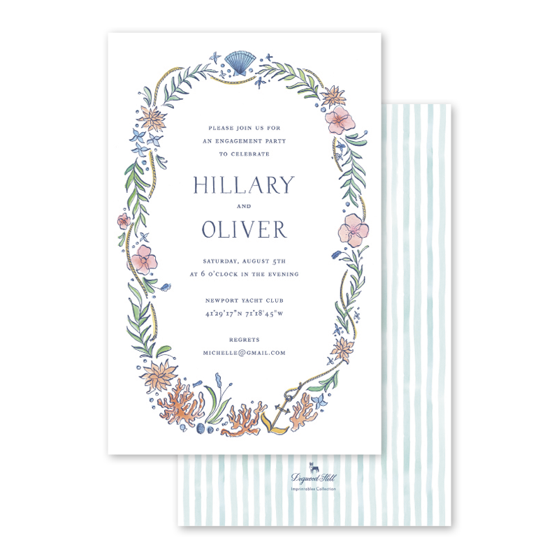 Newport Imprintable Invitation