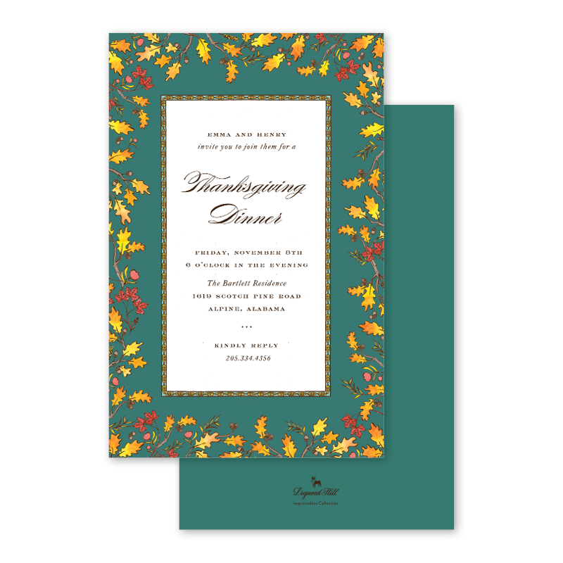 Oakwood Invitation