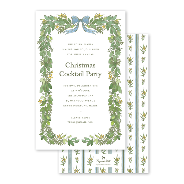 Quincy's Cottage Invitation