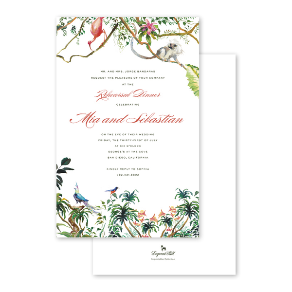 Menagerie Imprintable Invitation