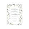 Greenery Border Imprintable Invitation
