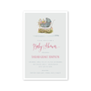 Baby Carriage Imprintable Invitation