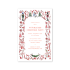 Nutcracker Toile Imprintable Invitation
