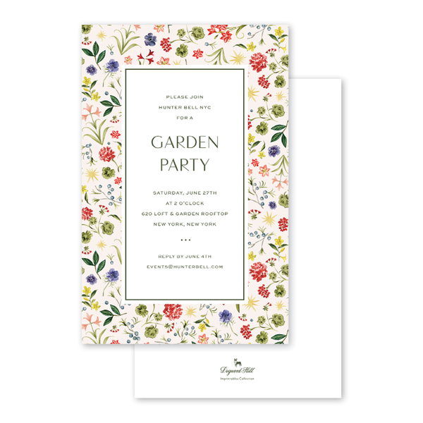 Bella Garden Imprintable Invitation