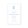 Morning Glory Blue Imprintable Invitation