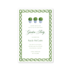 Poolside Topiary Garden Invitation