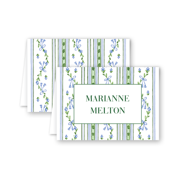 Broderie Bleue Stripes Place Cards