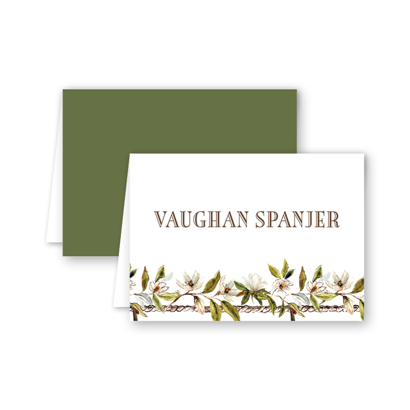 Pursell Farms Magnolia Border Place Cards